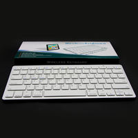 Keywin grosir Keyboard BT Mini 78 kunci portabel Ultra ramping, Keyboard nirkabel Mini kustom, Keyboard kantor rumah