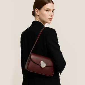 中国工厂批发女式真皮腋下肩包定制复古设计耐用功能 - Product Image 1