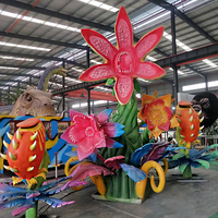 Fleur de cadavre grandeur nature, modèle animatronique d'Halloween avec mouvements, plante animatronique pour parc à thème