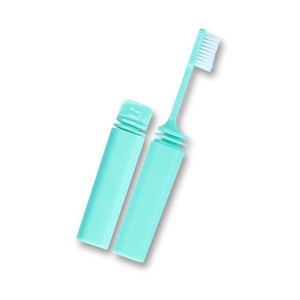 Brosse à dents pliable à poils souples, compacte, portable, pour voyage, usage adulte - Product Image 2