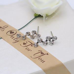 Pendientes de Perlas de Cinco Garras de Plata de Ley S925 Coreanos Wenchi, Accesorios Hechos a Mano de Moda para Mujer, Componentes de Joyería Vacíos - Product Image 3