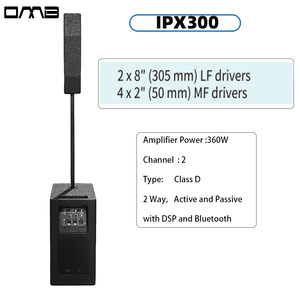 Active Professional 360W Portable 8-inch <strong>Outdoor</strong> Sound System DJ Stage Events Genre <strong>Speakers</strong> - Product Image 3