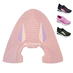 Luoyang Fly Knit Shoe Uppers OEM shoes supplier ladies shoes upper