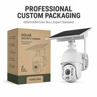 Mini caméra espionne dissimulée Tuya S10 6MP avec système solaire, caméra de sécurité sans fil extérieure par CONDA avec lumière LED pour installation en jardin