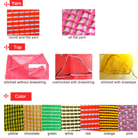 Sac en plastique Offre Spéciale pour pommes de terre pour emballer les oignons et les pommes de terre Sac de Maille