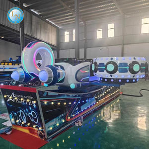Portable Mini Flying Car Children's Space Ship Amusement Park Carnival Rides Made of Durable Fiberglass <b>for</b> Shopping Mall Use - Product Image 5