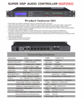 Amplificateur numérique Amplificadores 4 canaux classe professionnelle Amplificateur de puissance DJ Audio Sound Processor System
