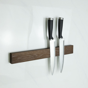 Porte-couteaux magnétique japonais en bois à fixer au mur, organisateur de couteaux de cuisine 121 - Product Image 1