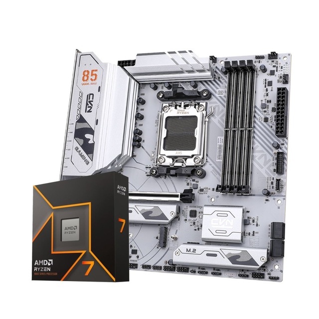 Colorful CVN B850M GAMING FROZEN V14 AM5 Intel Double Channel DDR5 Motherboard with PCIe 5.0 Support White Gaming for Desktop PC