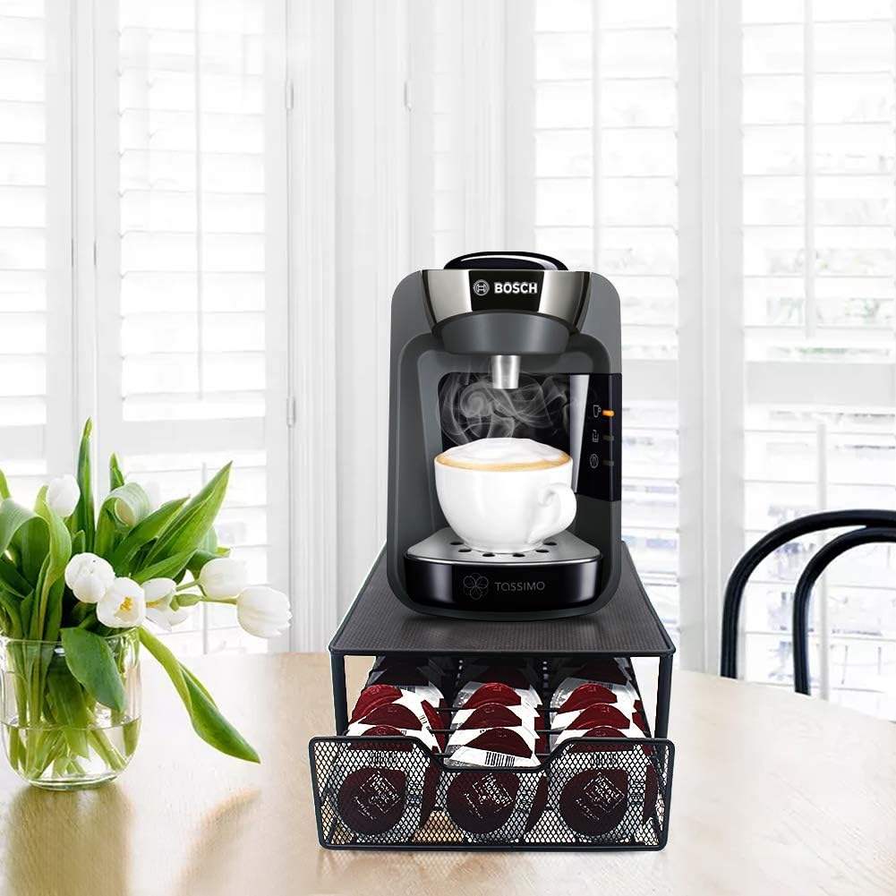 Coffee Pod Storage Drawer for Tassimo, Coffee Capsule Holder 54