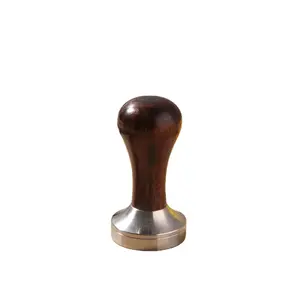 Practical Stainless Steel Rosewood Handle Espresso Tampers Coffee Tamping Espresso Powder Pressing