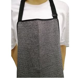 Delantal Protector Anticorte de HPPE al por Mayor, Personalizable, Ropa de Trabajo de Seguridad para Cocina y Uso Industrial, Color Gris, Marca AmpsafeX - Product Image 2
