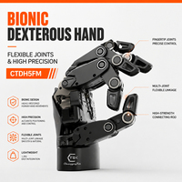 Main robotique flexible à cinq doigts CTDH5FM, 24 degrés de liberté, main robotique habile pour l'automatisation industrielle