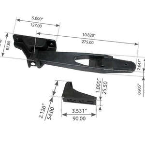 Nouvelle pièce de rechange robuste HLK1019 / A1715553000 Loquet de capot côté gauche pour Freightliner Columbia - Product Image 2