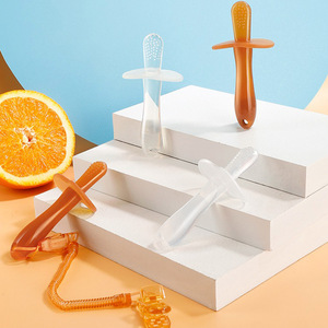 Jouet de dentition en silicone anti-anneau pour bébés de 0 à 3 mois Jouets à mâcher doux pour gencives de dentition - Product Image 3