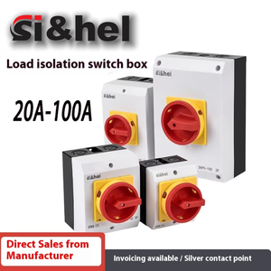 Si & hel 63A 4P isolator chuyển đổi ngoài trời không thấm nước sfp3 điện cut-off chuyển đổi hộp tải cách ly điện áp thấp disconnector cô lập - Product Image 2