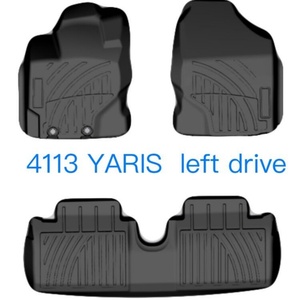 Alfombrillas de Lujo para Auto VIOS-YARIS SEDÁN 2018-2023, Impermeables y Antideslizantes 5D, de Fábrica China - Product Image 1