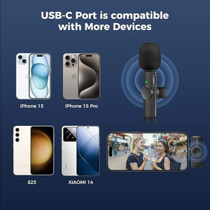 Bestseller K15 Modell Mini für Bluetooth-Lautsprecher Profession elles Telefon Sing 2 Rcm Clip Disk 2,4 GHz Mikrofon für Vlog Podcasts - Product Image 6