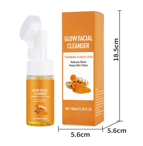 โฟมล้างหน้าล้างหน้าล้างหน้ากรดโคจิกิออแกนิกทำจากขมิ้นทำความสะอาดผิวหน้าเพื่อความขาวกระจ่างใส - Product Image 2