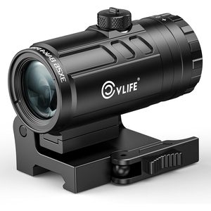 Cvlife 3X กล้องขยายแบบจุดแดง 24.89 มม. เลนส์ใกล้วัตถุพร้อมฐานยึดแบบปลดเร็ว - Product Image 1