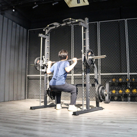 Vente en gros de cages électriques multifonctionnelles, rack à squats, machine Smith, équipement de gymnastique pour bancs et supports de musculation