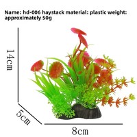 Plantes aquatiques artificielles, décoration d'aquarium, simulation d'algues pour terrarium de tortues, vente en gros