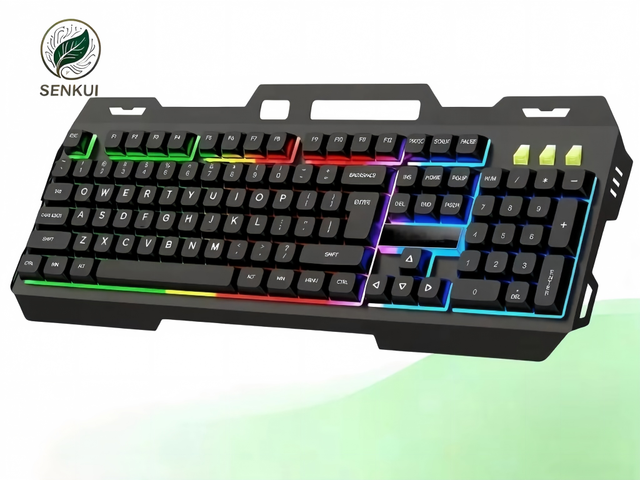 Factory Supplied Usb Gaming Keyboard Water-Resistant Rainbow LED 104-Key Metal Wired Floating Backlit Keyboard