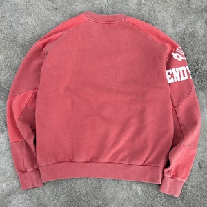 Sudadera con Capucha Gruesa de Alta Calidad, Estilo Patchwork, Sudadera de Felpa Francesa Estampada, Sudadera Holgada de Algodón con Cuello Redondo y Lavado Ácido - Product Image 2