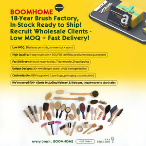 犬と猫のくし ペットスリッカーブラシ 木製ハンドル付き エレガントなグルーミングコーム 抜け毛、もつれ、汚れの除去に <span class=keywords><strong>US</strong></span> - Product Image 6