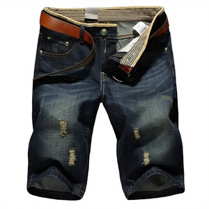 Pantalones Cortos de Lona Antiarrugas para Hombre, Versión Popular, Cintura Alta, Estilo Vintage, 100% Algodón - Product Image 3