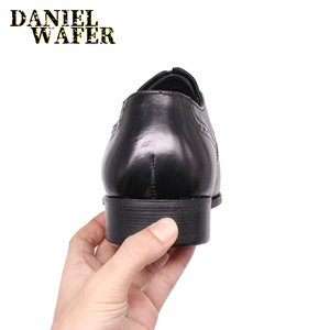 Scarpe Eleganti in Pelle Intera con Punta Affusolata, Calzature da Lavoro Bianco Puro, Scarpe da Cerimonia - Product Image 4
