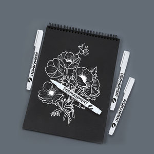 Vĩnh Viễn trắng đánh dấu không thấm nước bền Trắng Bút Đánh Dấu cho vận chuyển hàng hóa đánh dấu - Product Image 3