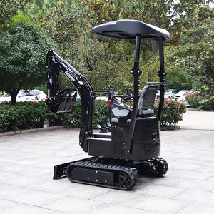 Mini-excavatrice sur chenilles jaune/verte China Somate, moteur CE EURO5 EPA, boîte de vitesses PLC, garantie 1,5 an, godet court de 0,02 m - Product Image 6