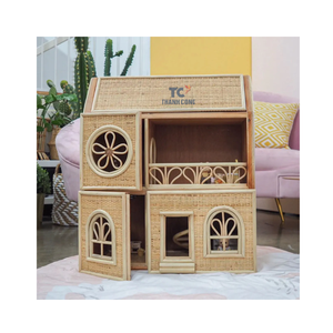 ขายส่งราคาหวายเด็กตุ๊กตาหวายของเล่นเด็กตกแต่งบ้านตุ๊กตาหวายบ้าน - Product Image 6