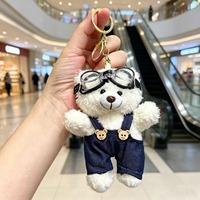 Pendentifs Ours, Breloques de Sac, Ornements, Porte-clés Ours en Peluche, Mini Poupée Mignonne, Accessoire pour Sacs à Dos, Sacs à Main et Clés