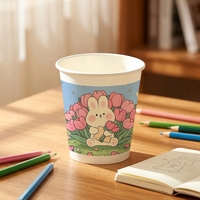 Gobelet en papier jetable biodégradable écologique de qualité alimentaire personnalisable à paroi simple pour café chaud/froid à emporter – Meilleures ventes