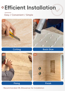 Panneau mural flexible en pierre souple <span class=keywords><strong>Travertin</strong></span> Mcm certifié CE, panneaux muraux 3D pour l'extérieur des bâtiments - Product Image 5