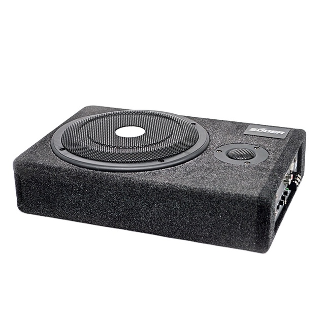 Suoer KH-812 Under Seat Slim Woofer Speaker Subwoofer 8 Inch Subwoofer Car Audio SPL Active Power Subwoofer