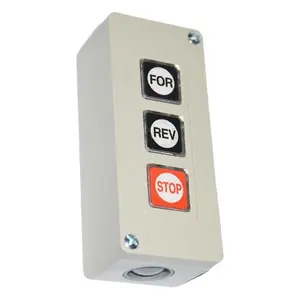 3 Position On Off Push Button Control Switch Box For Boom Barrier Gate/Sliding Gate Opener