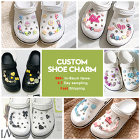 Vente Flash : Accessoires de Chaussures à Chaîne Perlée, Breloques Bling Étoile de Mer Bleue pour Sabots Crocs