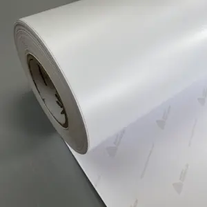 Beyaz/gri tutkal reklam lamine şerit etiket AVERY vinil kendinden yapışkanlı vinil araba vücut dekorasyon için