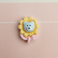 Se précipita mignon fleur résine dessin animé eau tasse Patch coque de téléphone bijoux résine Kawaii résine moules en gros pour la décoration