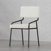 Chaise de salle à manger mobile minimaliste et moderne avec dossier, cadre en fer, pour la maison, le restaurant, le café, origine Chine