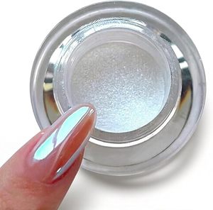 Poudre à ongles Chrome Moonlight, Poudre pour ongles, Paillettes irisées pour décoration artistique, Pigment pour manucure DIY à domicile ou en salon - Product Image 1