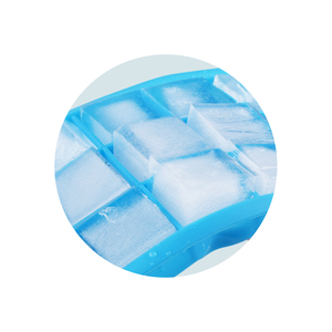 Biểu Tượng Tùy Chỉnh Bán Buôn BPA Miễn Phí Bền Cấp Thực Phẩm Silicone Ice Mold Maker Dễ Dàng Phát Hành Linh Hoạt Cubes Khay Với Nắp - Product Image 3