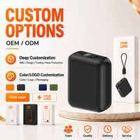 Batterie externe portable à charge rapide 22,5 W avec écran LED et cordon, personnalisation du logo, support usine, vente en gros B2B OEM/ODM
