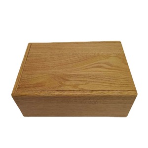 Boîte de rangement coulissante en bois rectangulaire de 74 mm de hauteur, boîte à vin en bois massif, conteneur d'emballage - Product Image 2