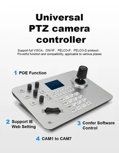 Anywii IP POE PTZ controlador transmissão ao vivo ptz controlador conjunto sdi ndi 4k ptz broadcast câmera para igreja evento vídeo confer