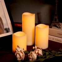 Ensemble de bougies LED Light Symphony, 9 pièces, piliers sans flamme télécommandés pour une organisation d'ambiance complète de la pièce, bougies LED en paraffine