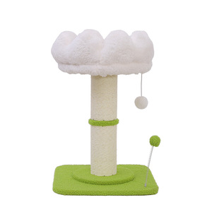 Árbol rascador para gatos Bruce con nido de flores, 39cmx39cm, poste para trepar, descansar y rascar, ideal para apartamentos pequeños - Product Image 3